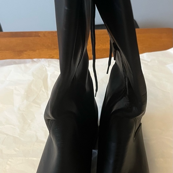 Martino Canada Lace/ Zip Riding Boot Equestrian, Moto Sz 10 wide - Picture 4 of 13